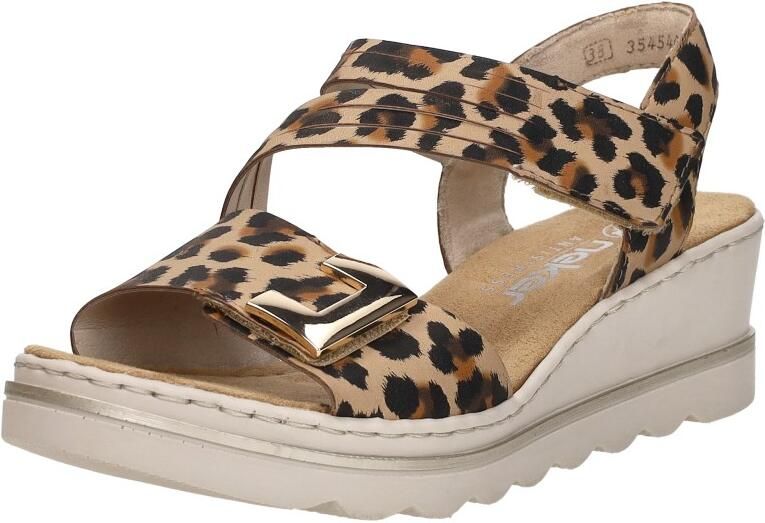 Rieker Sandalen Plat Sandalen Plat Cognac - Foto 3