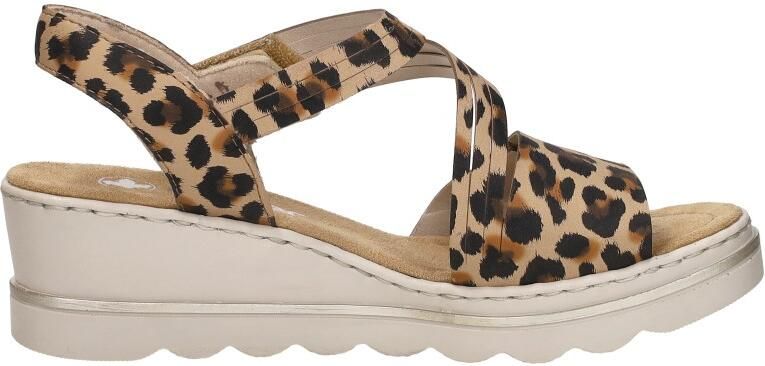 Rieker Sandalen Plat Sandalen Plat Cognac - Foto 7