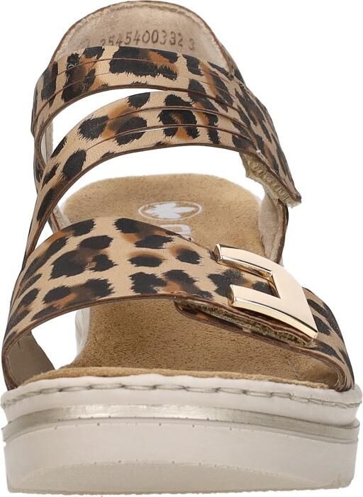 Rieker Sandalen Plat Sandalen Plat Cognac - Foto 4