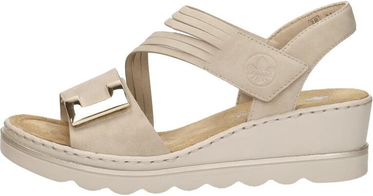 Rieker Sandalen met sleehak 67410-62 - Foto 3