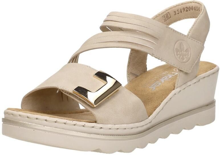 Rieker Sandalen met sleehak 67410-62 - Foto 4