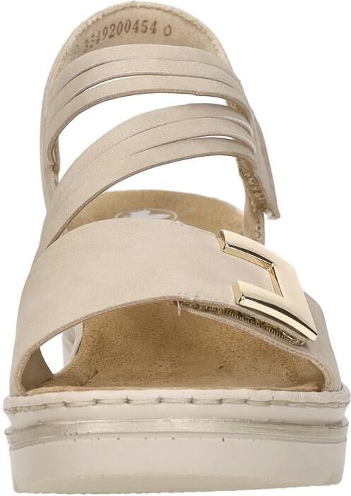 Rieker Sandalen met sleehak 67410-62 - Foto 5