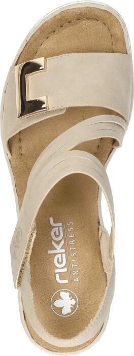 Rieker Sandalen met sleehak 67410-62 - Foto 8