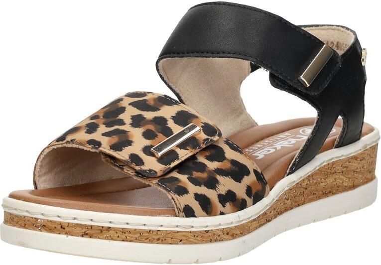 Rieker Sandalen met sleehak - Foto 2
