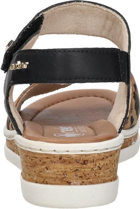 Rieker Sandalen met sleehak - Foto 4