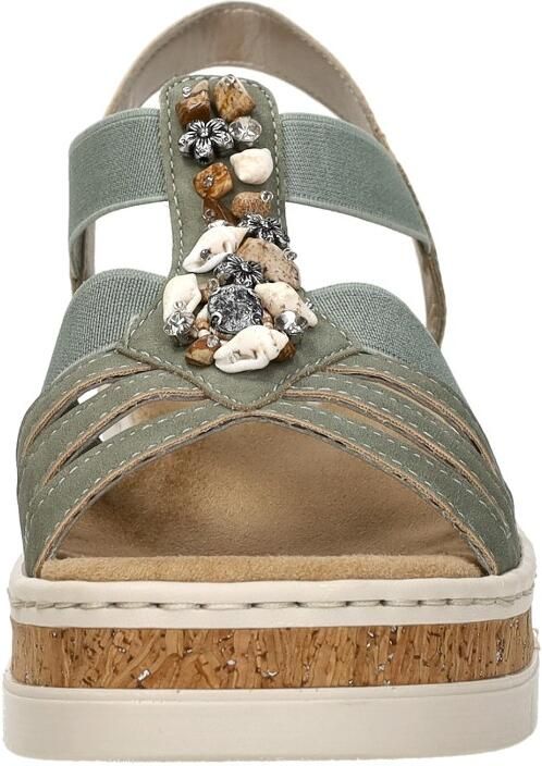 Rieker Sandalen F-Leest groen Synthetisch - Foto 4