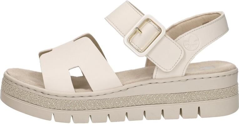 Rieker Sandalen Plat Sandalen Plat Taupe - Foto 2