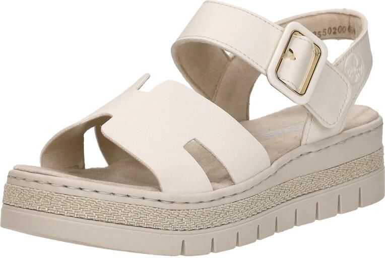 Rieker Sandalen Plat Sandalen Plat Taupe - Foto 3