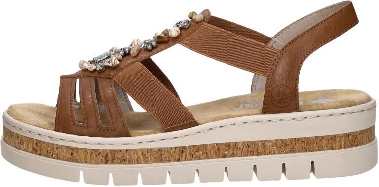 Rieker Sandalen E1 2 cognac Synthetisch - Foto 2