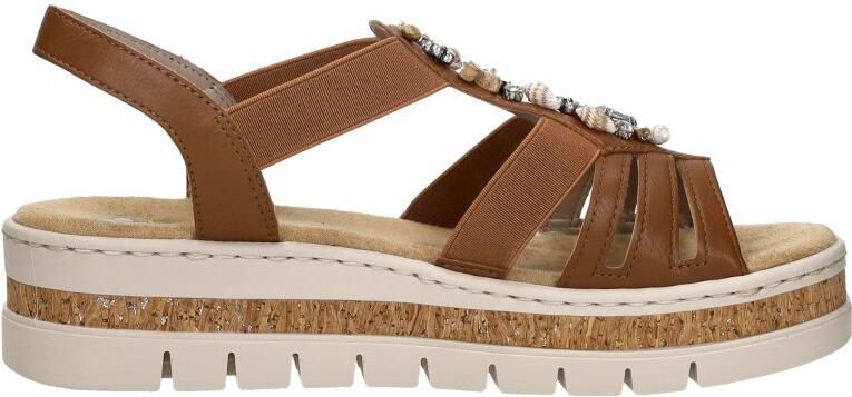 Rieker Sandalen E1 2 cognac Synthetisch - Foto 7
