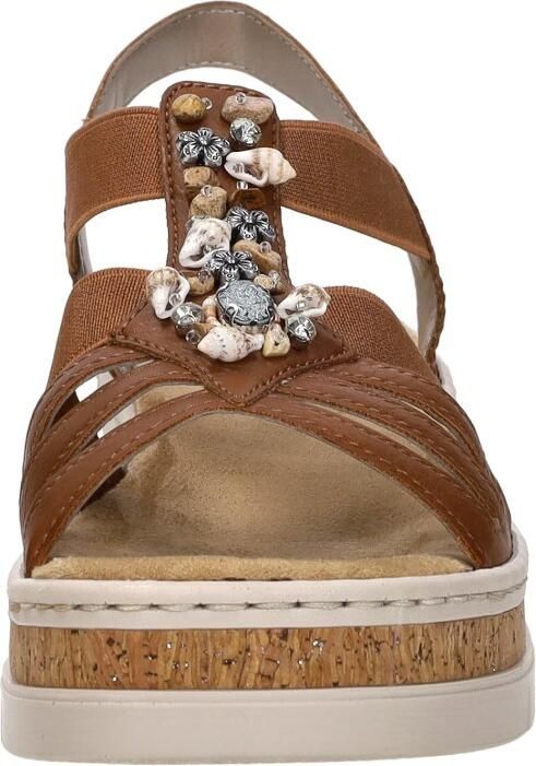 Rieker Sandalen E1 2 cognac Synthetisch - Foto 4