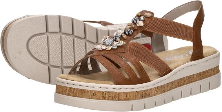 Rieker Sandalen E1 2 cognac Synthetisch - Foto 6