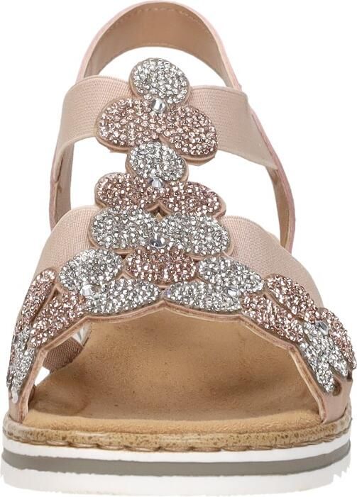 Rieker Sandalen Plat Sandalen Plat Roze - Foto 3