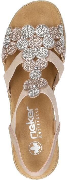 Rieker Sandalen Plat Sandalen Plat Roze - Foto 6