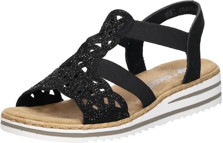 Rieker Sandalen Dames Zwart - Foto 3