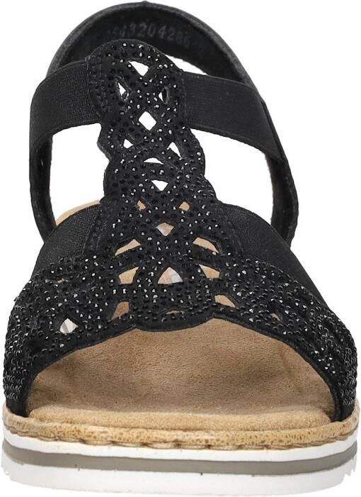 Rieker Sandalen Dames Zwart - Foto 4