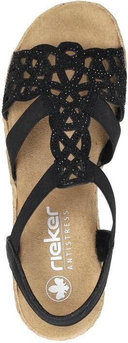 Rieker Sandalen Dames Zwart - Foto 7