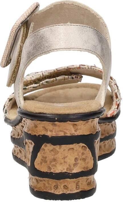 Rieker Sandalen met sleehak 68172-60 - Foto 7