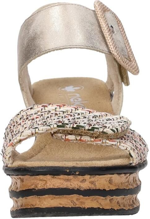 Rieker Sandalen met sleehak 68172-60 - Foto 5