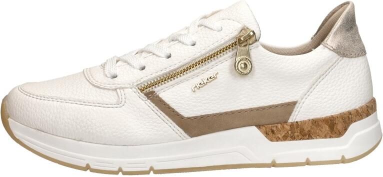 Rieker 58902-80 dames sneakers wit - Foto 6