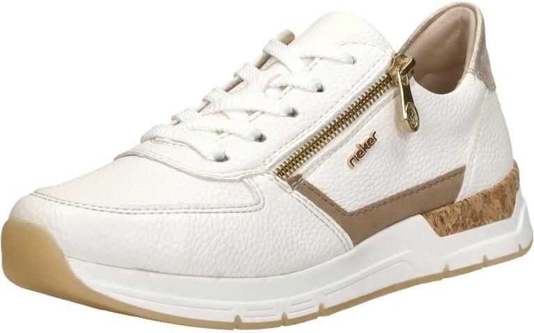 Rieker 58902-80 dames sneakers wit - Foto 8