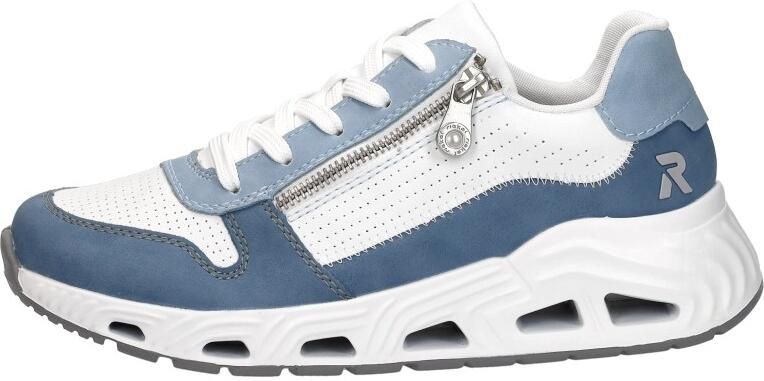 Rieker Sport Sneakers Dames Blauw - Foto 2