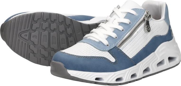 Rieker Sport Sneakers Dames Blauw - Foto 5