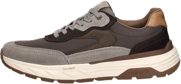 Rieker Sneakers Laag Sneakers Laag Donkerbruin - Foto 3