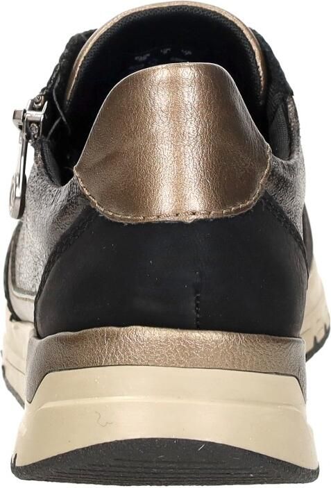 Rieker Dames Sneaker 58902-91 Zwart Combi - Foto 5