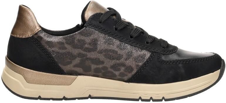 Rieker Dames Sneaker 58902-91 Zwart Combi - Foto 6