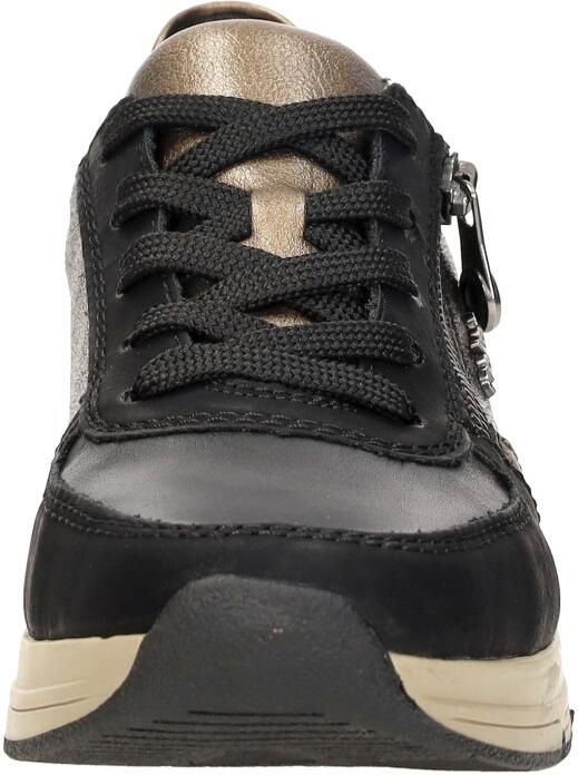 Rieker Dames Sneaker 58902-91 Zwart Combi - Foto 4
