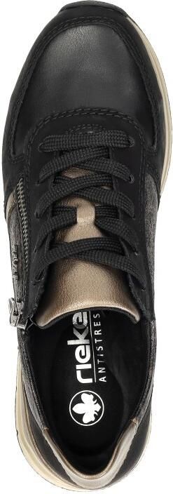 Rieker Dames Sneaker 58902-91 Zwart Combi - Foto 8
