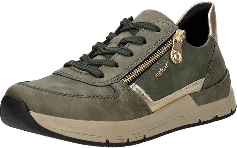 Rieker Sneakers vrijetijdsschoen veterschoen halfschoen met modieuze accenten - Foto 2