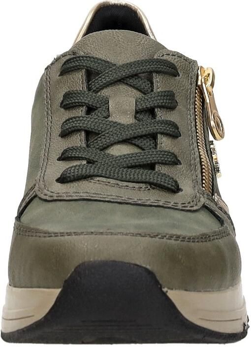 Rieker Sneakers vrijetijdsschoen veterschoen halfschoen met modieuze accenten - Foto 3