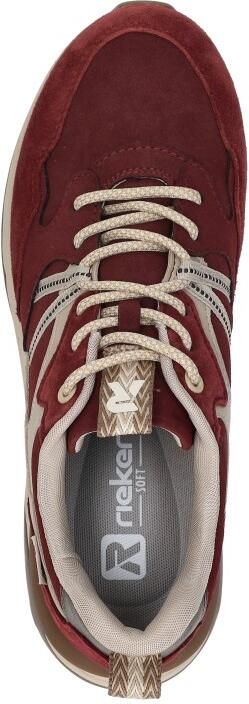 Rieker Sneakers Laag Sneakers Laag Bordeaux Maat - Foto 8