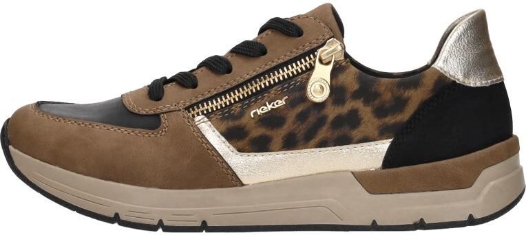 Rieker Sneakers vrijetijdsschoen veterschoen halfschoen met modieuze accenten