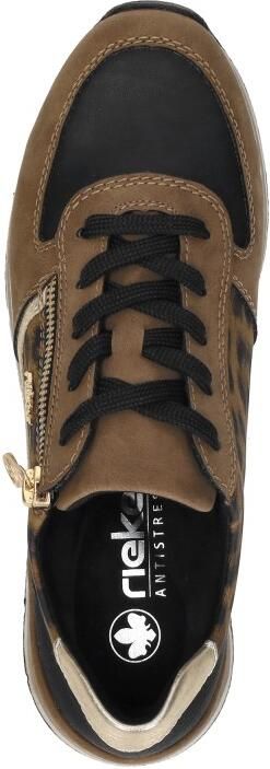 Rieker Sneakers vrijetijdsschoen veterschoen halfschoen met modieuze accenten - Foto 5