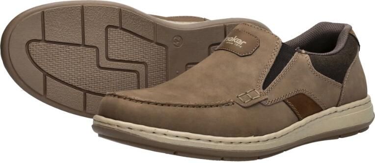 Rieker Instappers Moccasin loafer comfort schoen met elastische band voor goede pasvorm - Foto 13