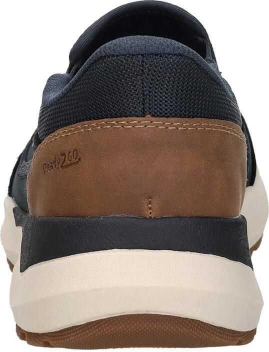 Rieker Instappers H-leest blauw Suéde - Foto 4