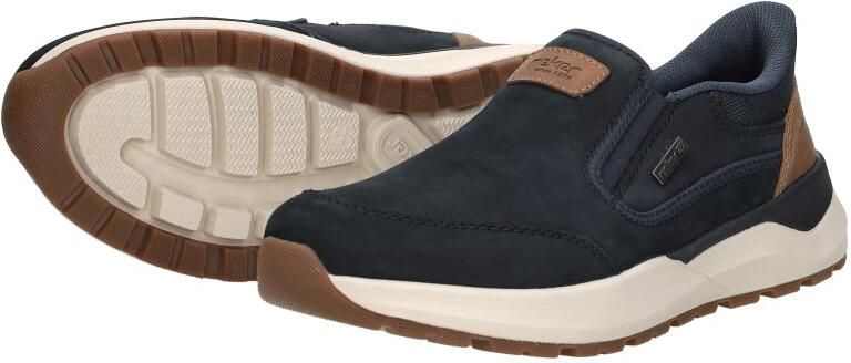 Rieker Instappers H-leest blauw Suéde - Foto 6