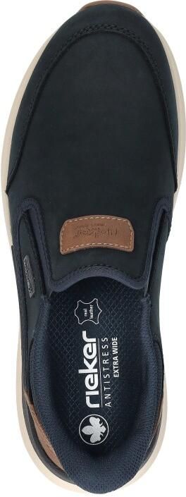 Rieker Instappers H-leest blauw Suéde - Foto 8