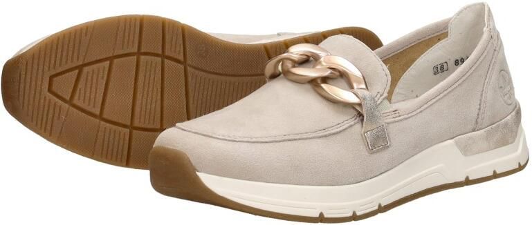 Rieker 58944-60 dames instappers sportief beige - Foto 8