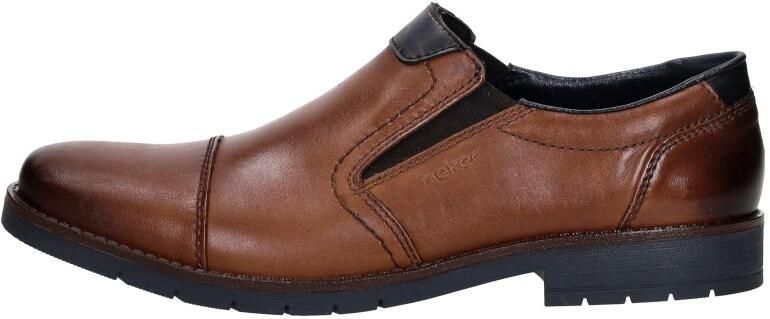 Rieker Heren Instapper Slipper Leer 13950-24 bruin - Foto 2