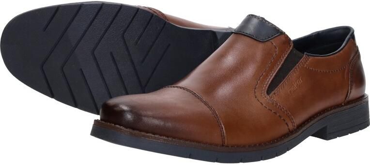 Rieker Heren Instapper Slipper Leer 13950-24 bruin - Foto 6