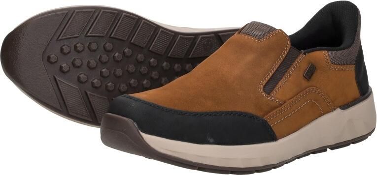 Rieker R-TEX Instappers Heren Cognac - Foto 5