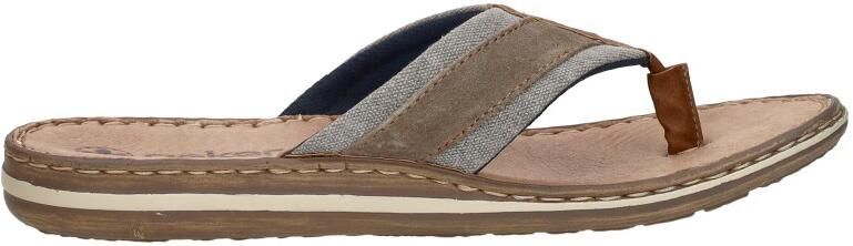 Rieker Teenslippers zomerschoen slippers poolslides badschoen met leren binnenzool - Foto 9