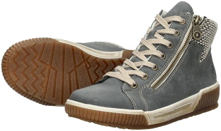 Rieker Sportieve en warme veterschoen voor dames Blue Dames - Foto 6