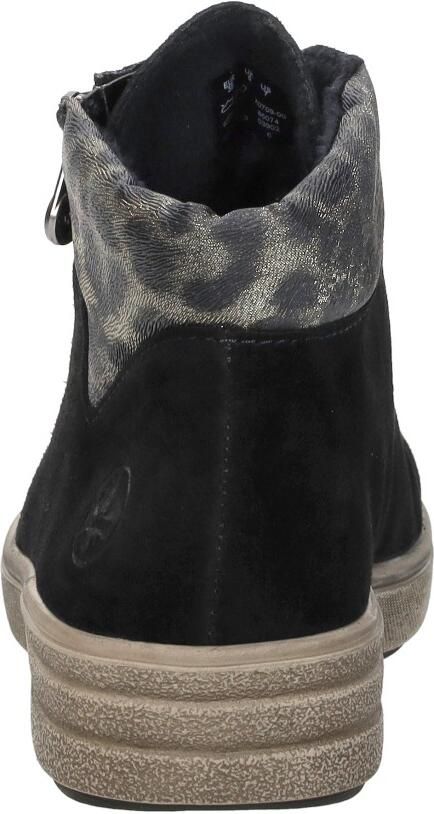 Rieker Veterboot X0709-00 Zwart Nubuck Warm Gevoerd - Foto 6