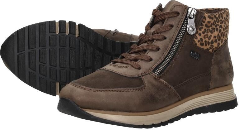 Rieker Veterschoenen Hoog Veterschoenen Hoog Donkerbruin - Foto 10