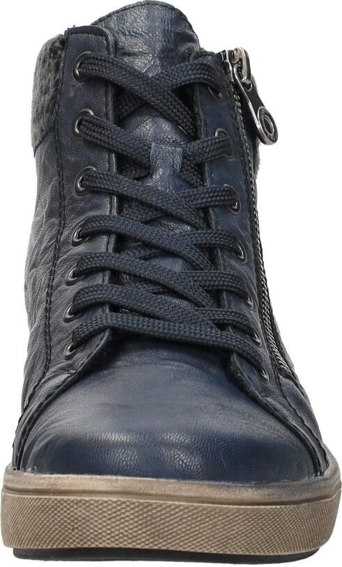 Rieker X0709-14 dames veterboots sportief blauw - Foto 3
